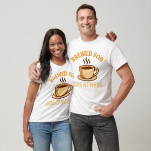 Coffee Vibes T - Shirt - Braustil für Koffein L