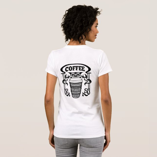 Coffee. Wir alle Liebe Kaffee. T-Shirt (Schwarz voll)