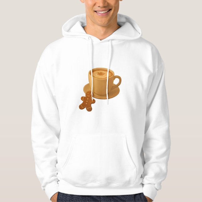 Coffee with Gingerbread Cookie  Hoodie (Vorderseite)
