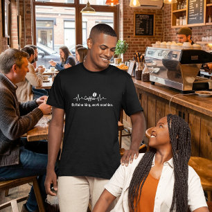 Coffee Work Quote Koffein-Arbeitsmaschine T-Shirt