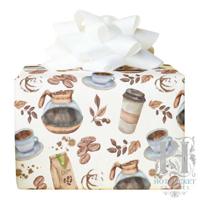 Coffee Wrapping Paper Geschenkpapier (Von Creator hochgeladen)