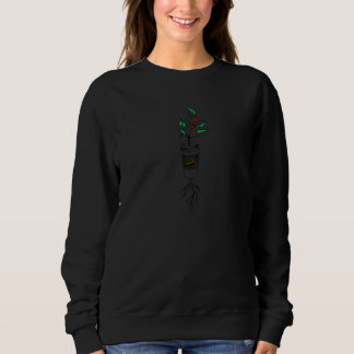 Coffeecore   Coffee Aesthetic Coffee Plant Aesthet Sweatshirt