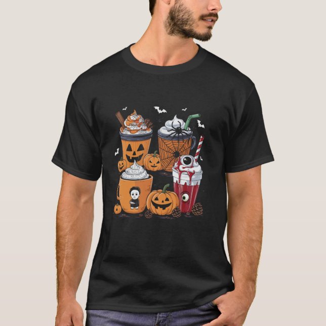 Coffeeholischer Trick T-Shirt (Vorderseite)