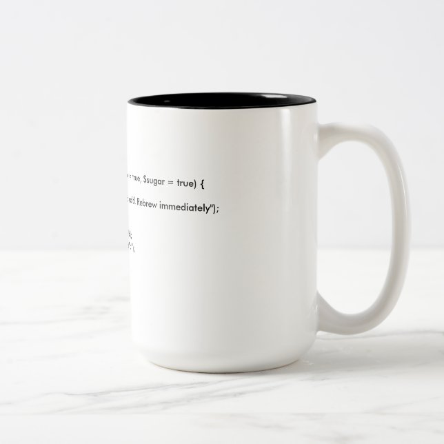 CoffeeMug PHP-Klasse Zweifarbige Tasse (Rechts)