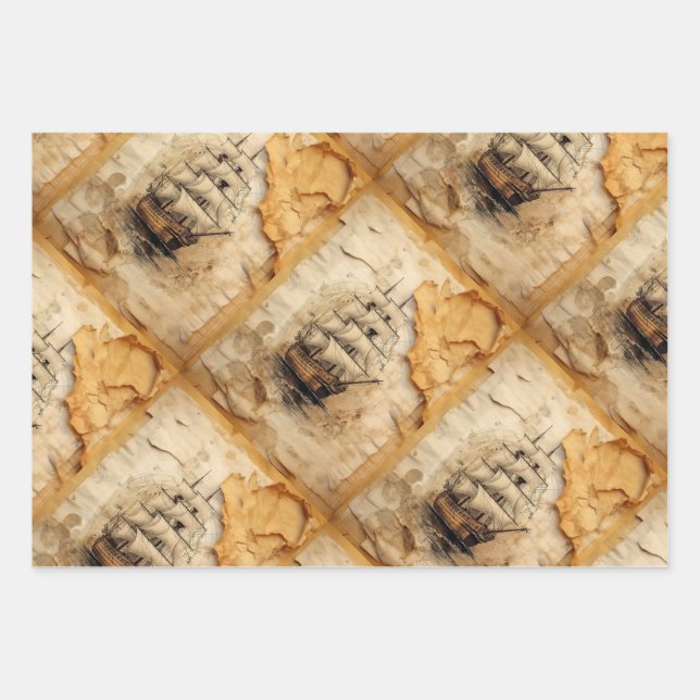 Coffeeshirsche Geschenkpapier Set (Vorderseite)