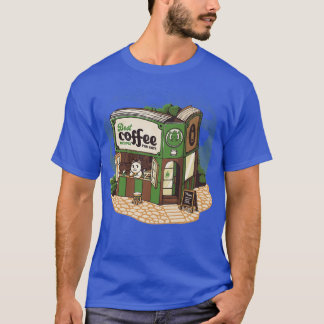 Coffeeshop Cats Buchhandlung von Tobe Fonseca T-Shirt