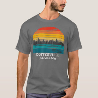 Coffeeville Alabama Retro Vintag 112 T-Shirt
