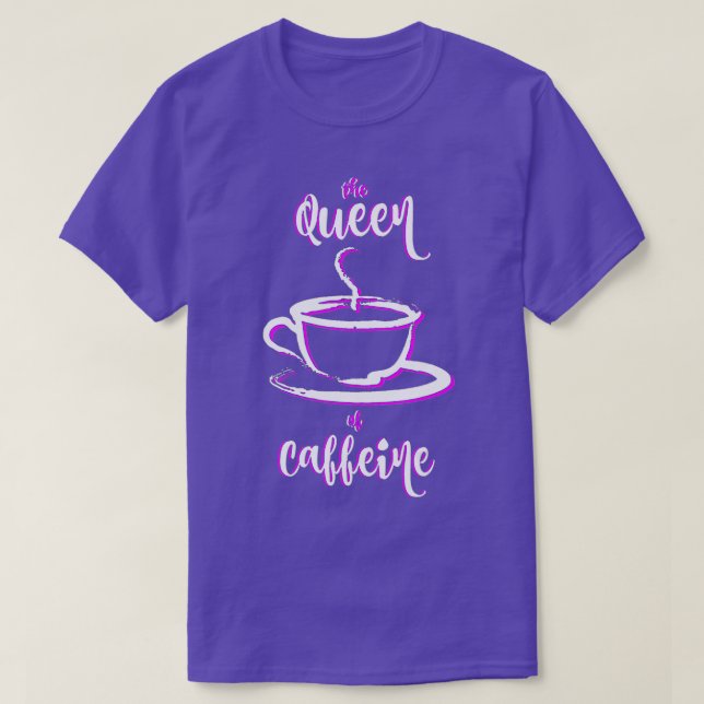 Coffein Addicts Coffee Shirts Koffein (Design vorne)