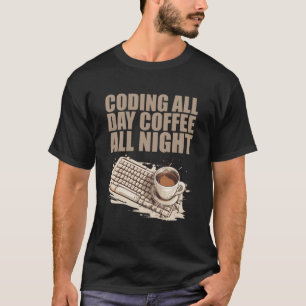 Coffein Coder Software Developer Engineer Coffee T-Shirt