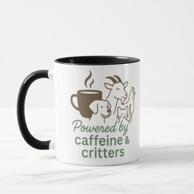 Coffein & Critters Tasse (Links)