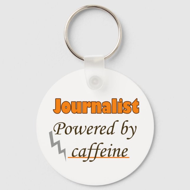Coffein-Journalist Schlüsselanhänger (Vorderseite)