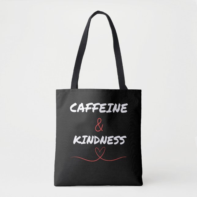 Coffein & Kindness Trendy National Coffee Day (Vorderseite)