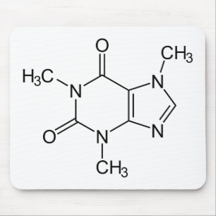 Coffein Molecule Chemistry Coffee Atome Mousepad