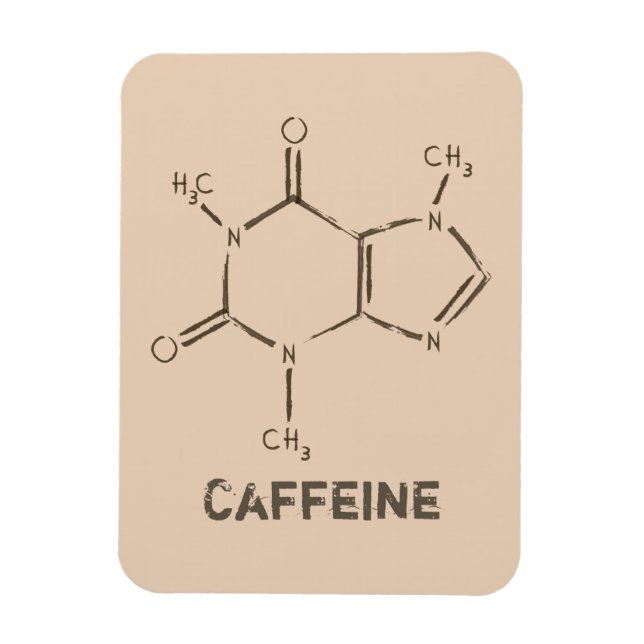 Coffein Molecule Magnet (Vertikal)