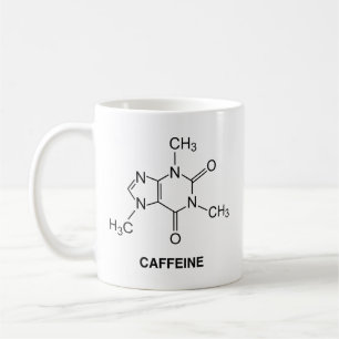 Coffein Molecule Tasse