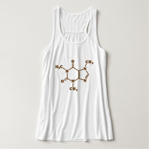 Coffein-Molekulare chemische Formel Tank Top