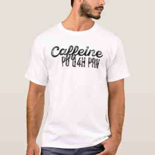 Coffein Po Q4h Prn Doktor Krankenpflege Meme T-Shirt