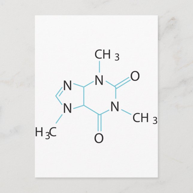 Coffein Postkarte (Vorderseite)