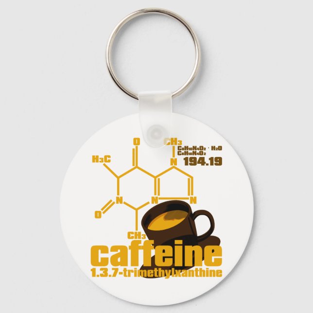 Coffein Schlüsselanhänger (Vorderseite)