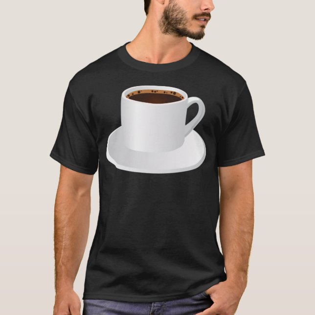 Coffeinabhängig T-Shirt (Vorderseite)