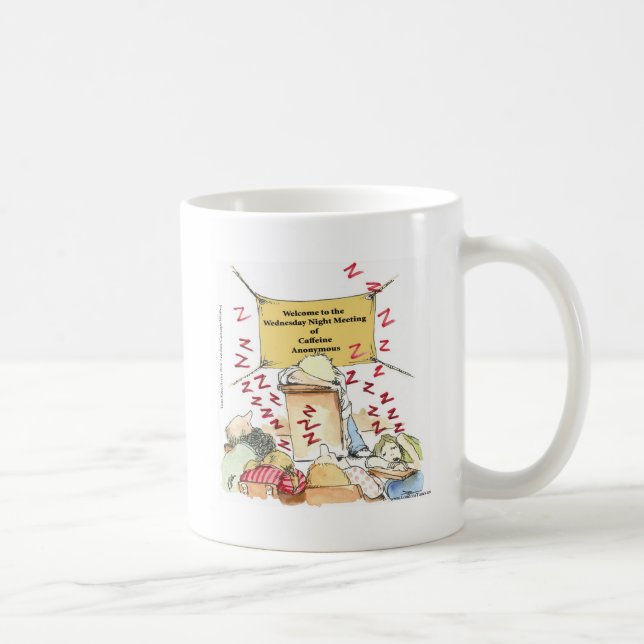 Coffeine Anonymous Funny Cards T-Shirts Tasse und  (Rechts)