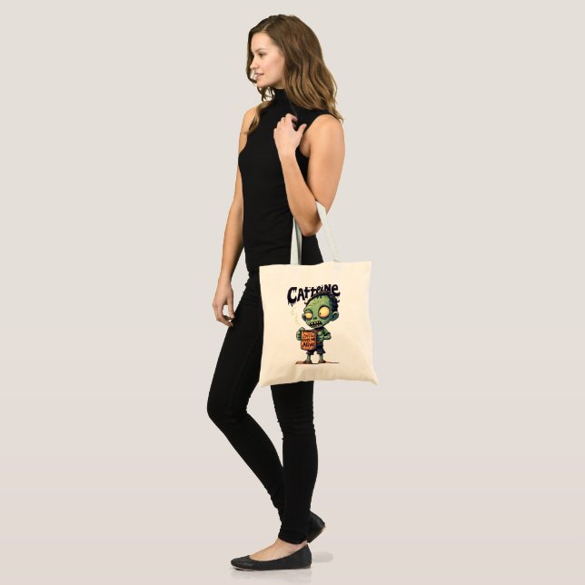 Coffeine Zombie-Tasche Tragetasche (Vorderseite (Model))