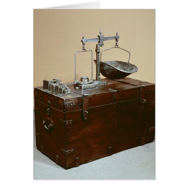 Coffer und Waage (Vorne)