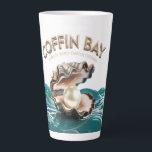 Coffin Bay Oysters Souvenir Coffee Mug Milchtasse<br><div class="desc">"Sip your favorite drink while remembering the 'Home of World Famous Oysters'. This Coffin Bay souvenir mug features a high-quality oyster pearl graphic,  making it a perfect gift for seafood lovers and a great addition to any kitchen. Durable and stylish!"</div>