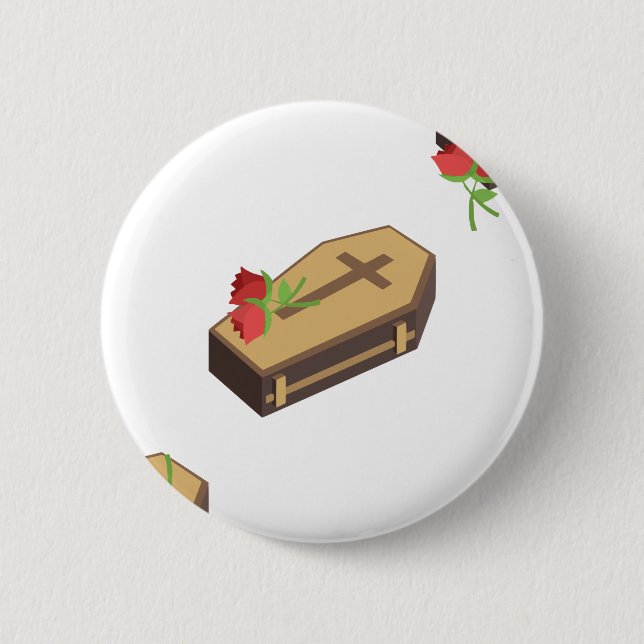 Coffin Emojis Button (Vorderseite)