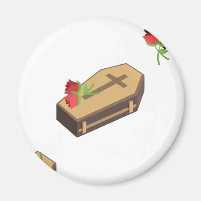 Coffin Emojis Magnet (Vorne)