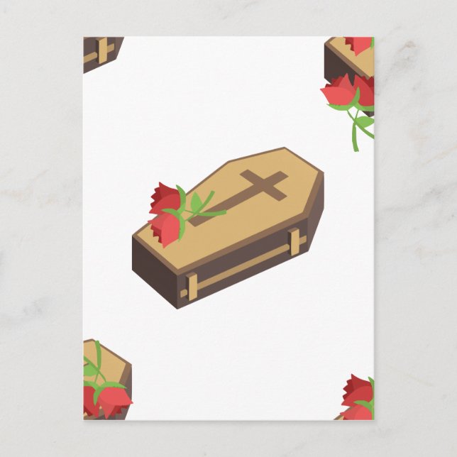 Coffin Emojis Postkarte (Vorderseite)