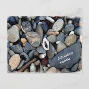 Coffs Harbour Pebble Beach Postkarte