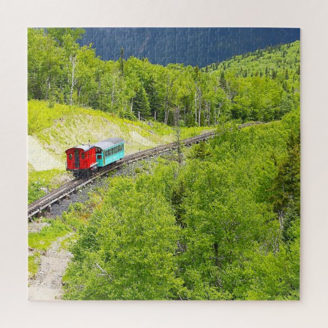 Cog Train Washington Mountain New Hampshire Puzzle (Vertikal)