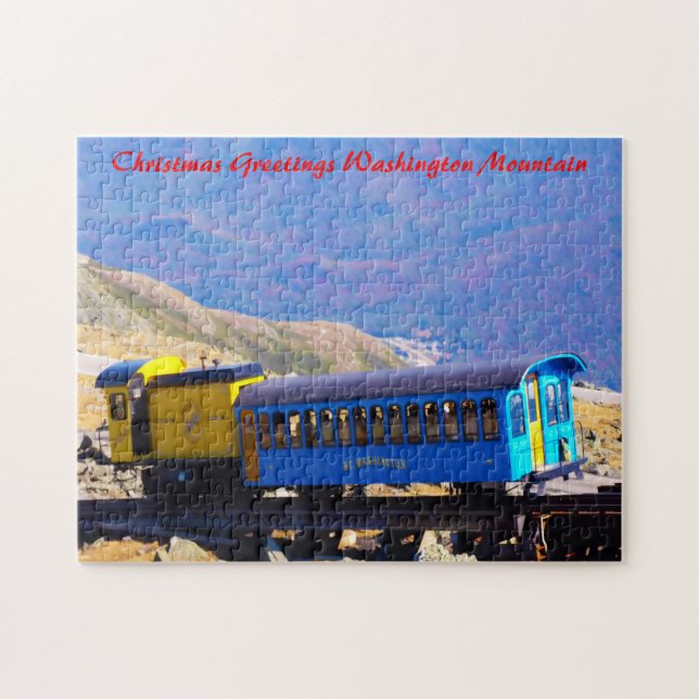 Cog Train Washington Mountain New Hampshire Puzzle (Horizontal)