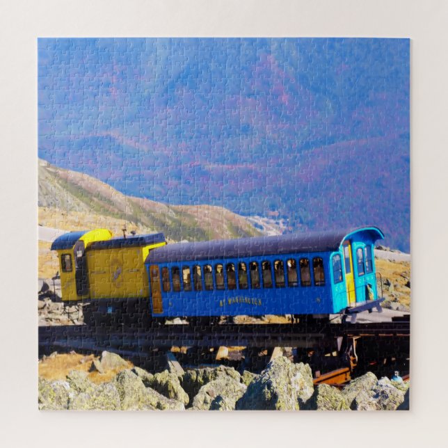 Cog Train Washington Mountain New Hampshire Puzzle (Vertikal)
