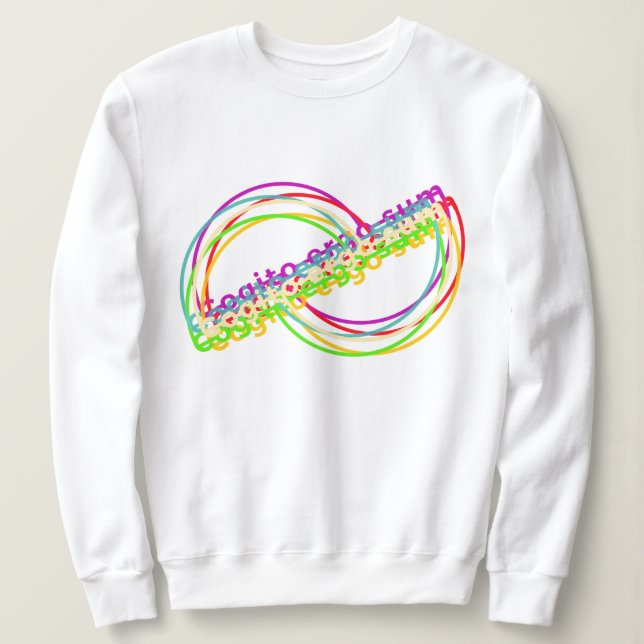 Cogito, ergo sum Art Sweatshirt (Design vorne)