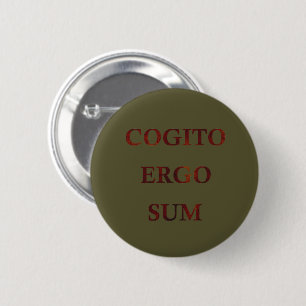 Cogito ergo sum button