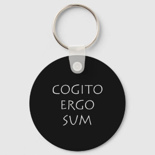 Cogito ergo sum schlüsselanhänger