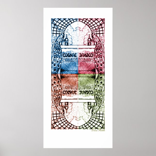 Cognac 4-farbig poster (Vorne)