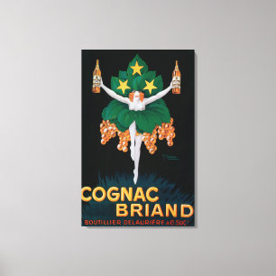 Cognac Briand Promotionplakat Leinwanddruck
