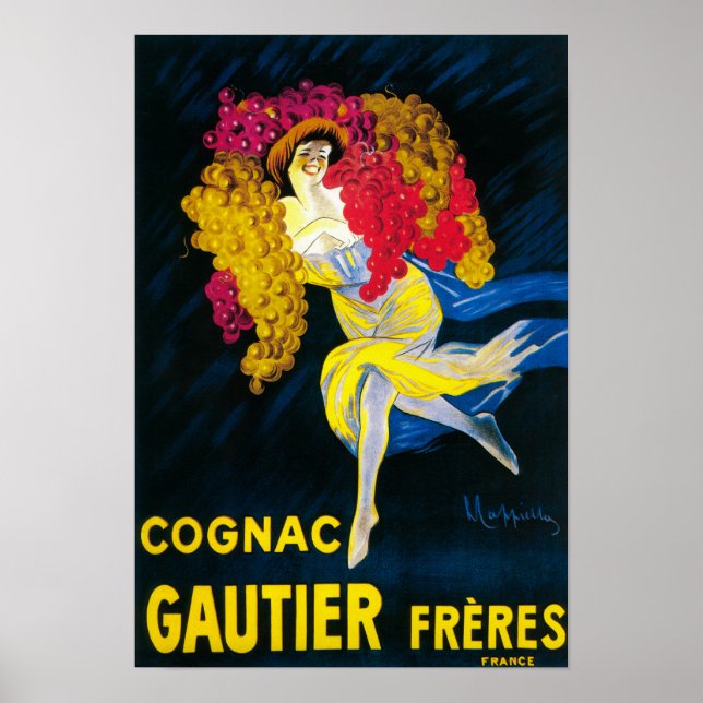 Cognac Gautier Promotion PosterFrankreich Poster (Vorne)