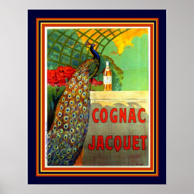 Cognac Jacquet 1912 Werbung -16x20 Poster (Vorne)