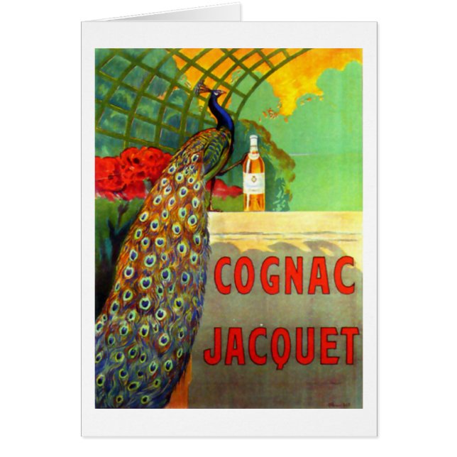 Cognac Jacquet Vintages Werbeplakat (Vorne)