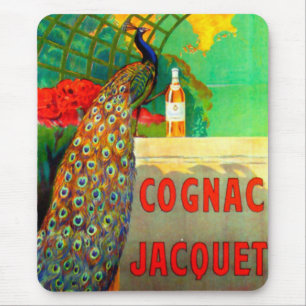 Cognac Jacquet Vintages Werbeplakat Mousepad
