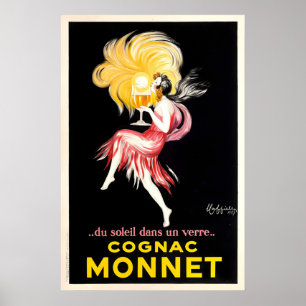 Cognac Monnet Vintage Food&Drink Poster von
