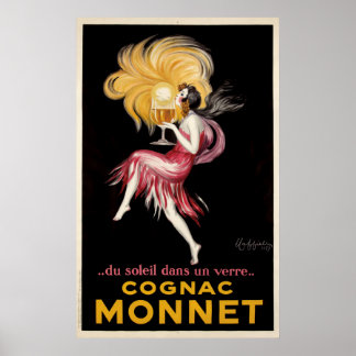 Cognac Monnet von Cappiello Vintage Poster