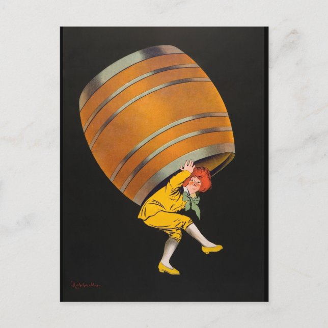 Cognac Pellisson, Vintage Werbung, 1907, Postkarte (Vorderseite)