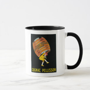 Cognac Pellisson Werbeplakat Frankreich Tasse