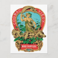 Cognac Vieux Grande Champagne Vintages Label