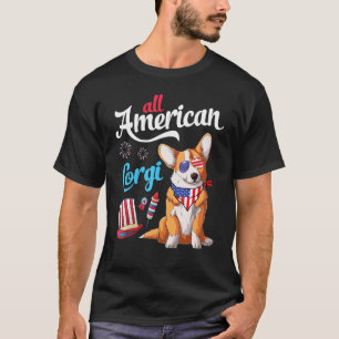 Cogri Hund und Feuerwerk glücklich 4. Juli alle Am T-Shirt